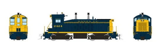 Rapido SW9 27562 (DC/DCC/Sound) Santa Fe - Bookend Scheme: #2424 HO Scale
