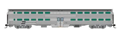 Rapido 545002A N Scale - Budd Gallery Car Burlington Northern Coach