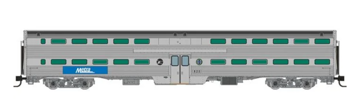 Rapido 545008A N Scale - Budd Gallery Car BNSF Coach