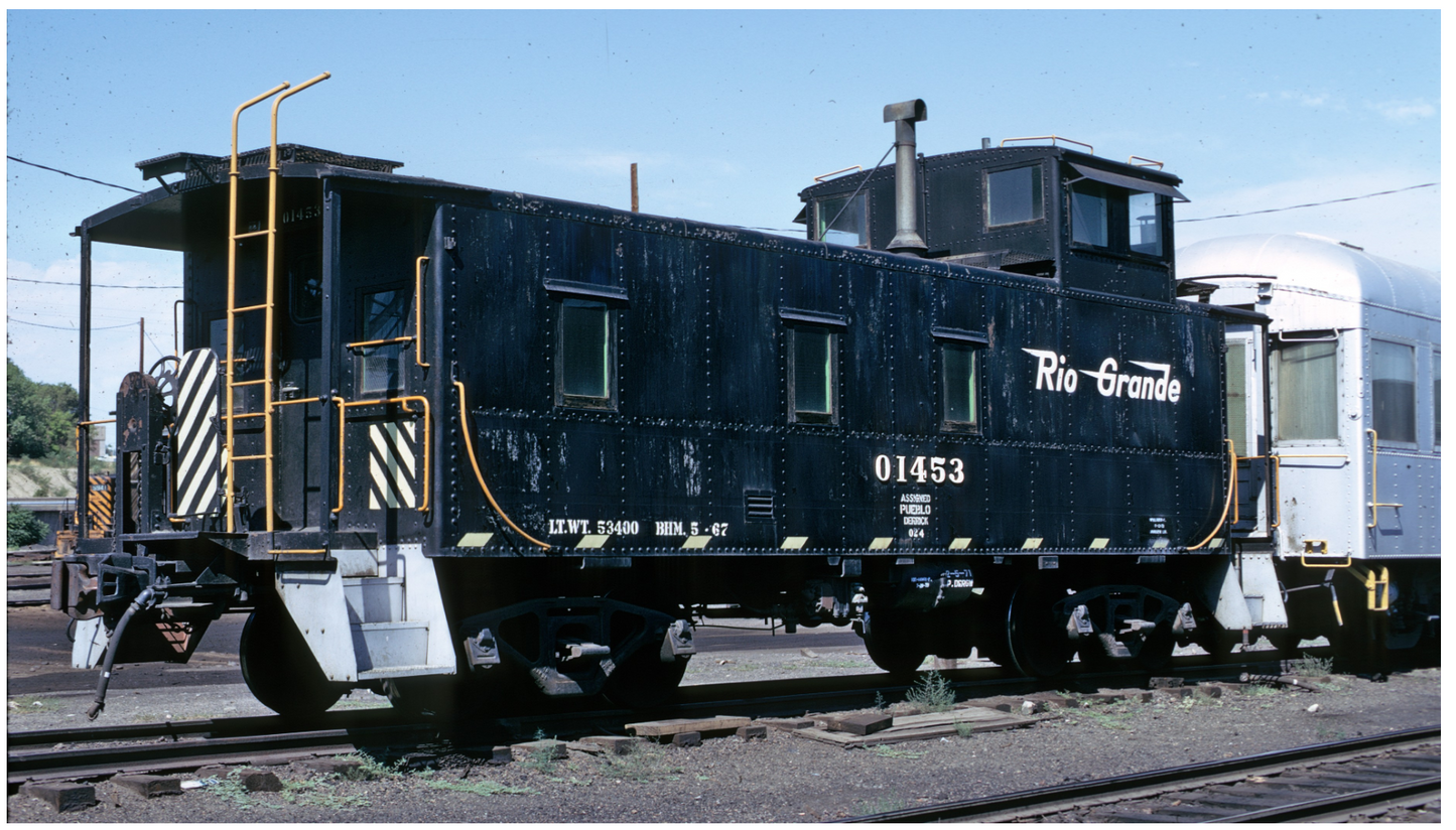 Rapido 225004 HO Scale D&RGW End Cupola As-built Steel Caboose: Black Scheme: #01416
