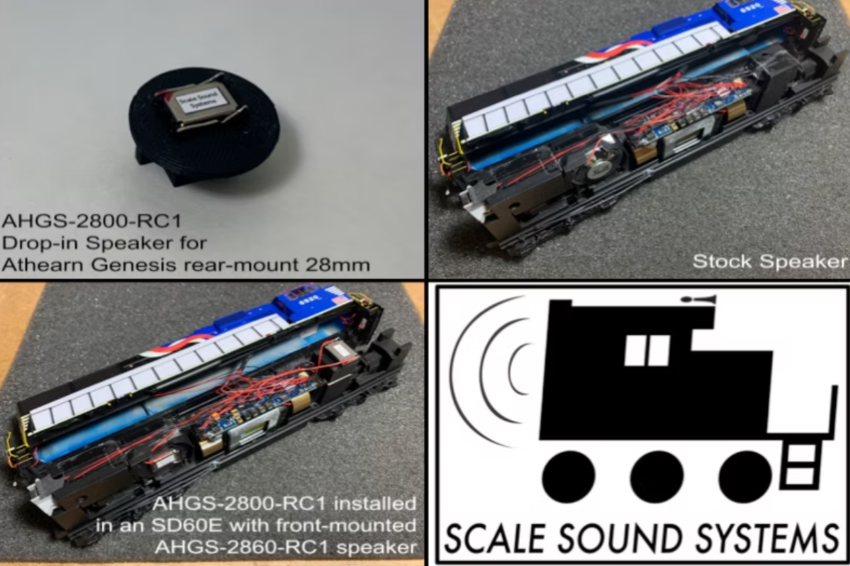 Scale Sound Systems Speaker AHGS 2800 Athearn Genesis 28MM