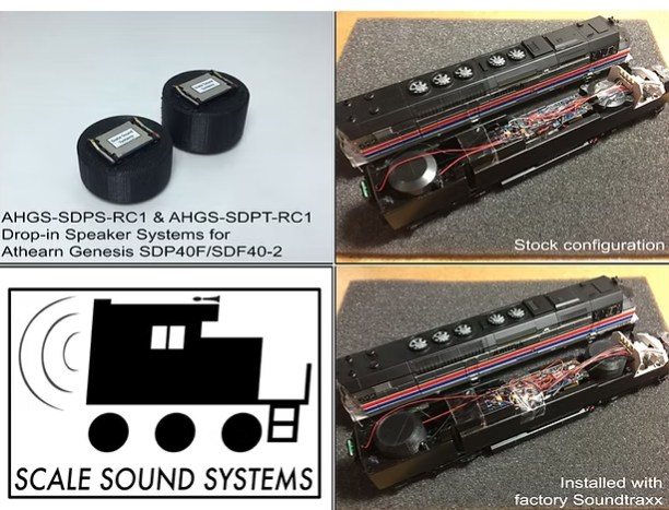 Scale Sound Systems Speaker AHGS-SDPT Athearn Genesis SDP40F/SDF40-2