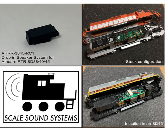 Scale Sound Systems Speaker AHRR 3845 Athearn RTR SD38/40/45