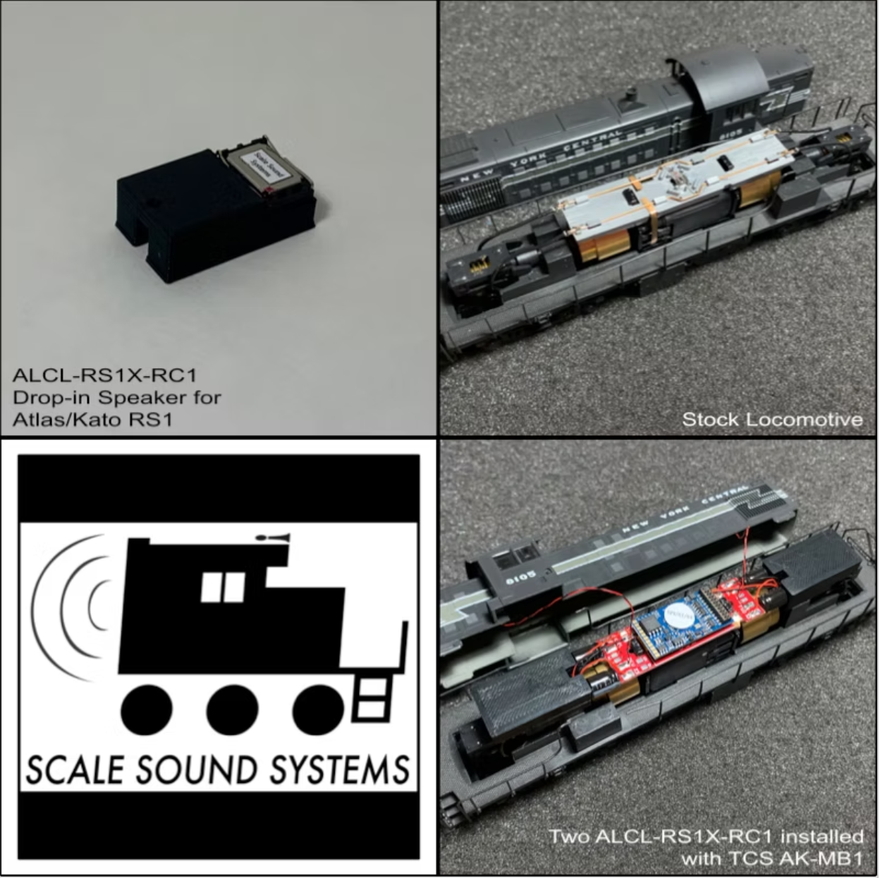 Scale Sound Systems Dual Speakers ALCL RS1X + ALCL Atlas Classic RS1