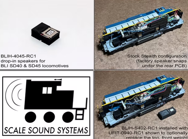 Scale Sound Systems Speaker BLIH-4045 Broadway Limited SD40/SD45 (2023+)