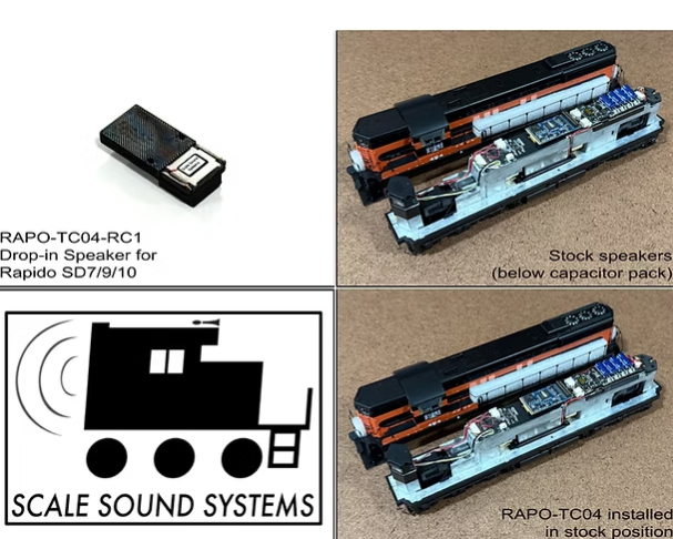 Scale Sound Systems Speaker RAPO-TC04 Rapido SD7/9/10
