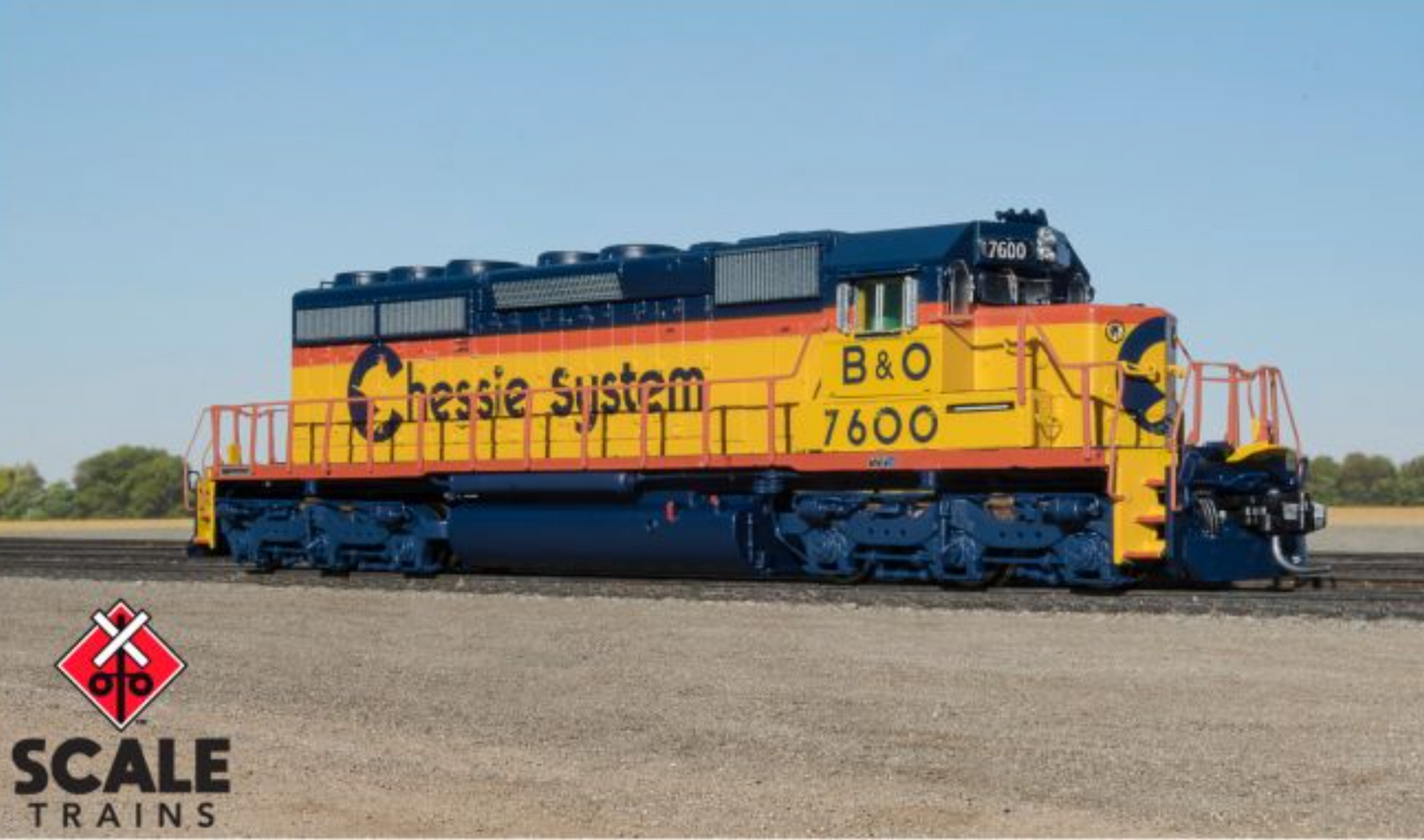 Scale Trains SXT33805 N Scale - SD40-2 DCC/Sound Chessie System/B&O #7617