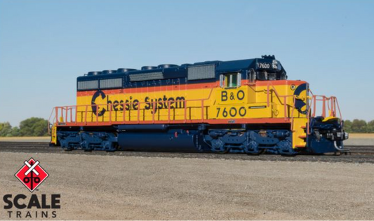 Scale Trains SXT33801 N Scale - SD40-2 DCC/Sound Chessie System/B&O #7611