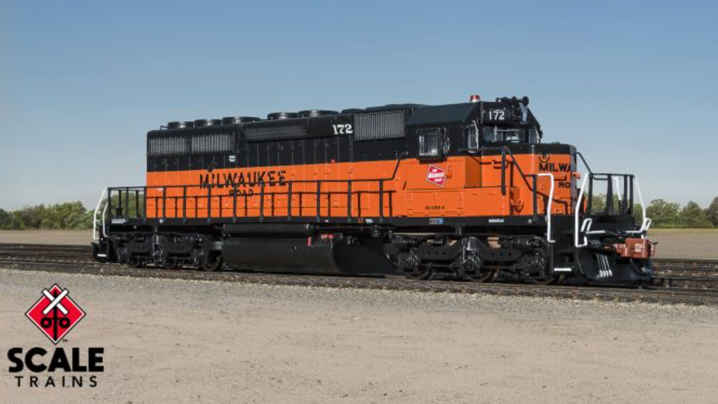 Scale Trains SXT39393 N Scale - SD40-2 DCC/Sound Milwaukee Road/Billboard Lettering #176