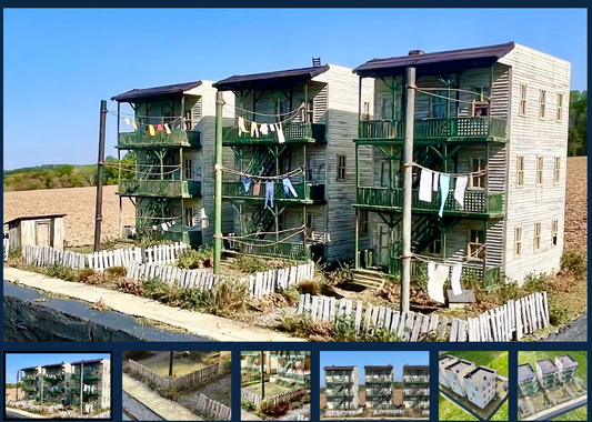 Motrak Models Earl Smallshaw's Tenement Row HO