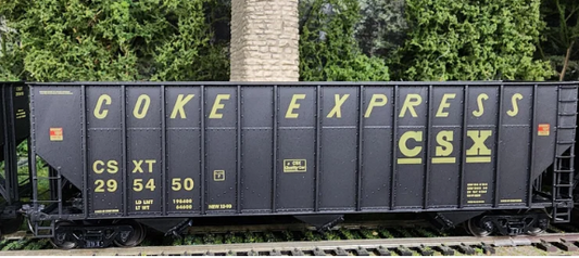 State Tool & Die ST295549 HO Scale - Coke Express Hopper CSX 295549