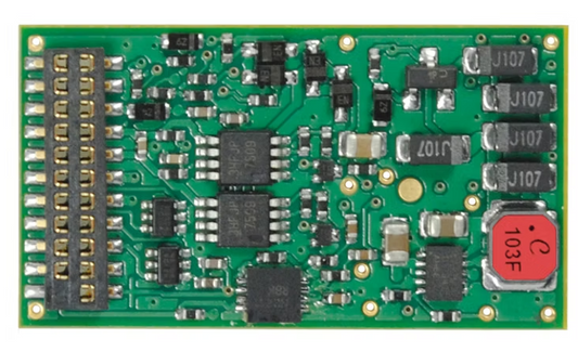 Train Control Systems TCS 1525 - WOWSound DCC Sound Decoder WOW-121-Steam 21-pin MTC Plug