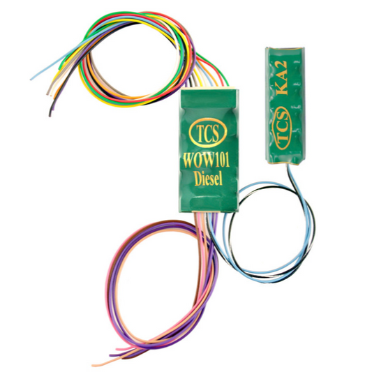Train Control Systems TCS 1533 - WOWSound 101 Decoder Diesel w/ Keep Alive - EMD