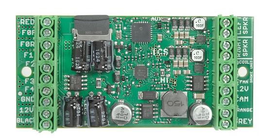 Train Control Systems TCS 1600 - WOW501 Sound Decoder 5-AmP Steam Locomotive