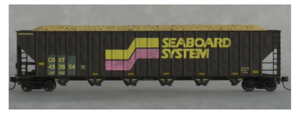 Trainworx 27024-10 N Scale - Greenville 7000 Cubic Ft Wood Chip Hopper CSX (ex Seaboard System ) #433654