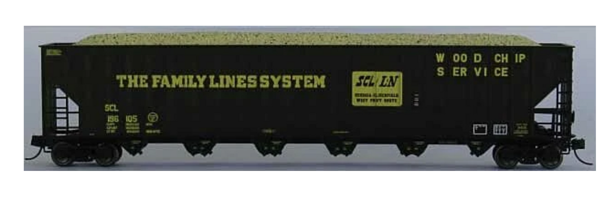 Trainworx 27009-12 N Scale - Greenville 7000 Cubic Ft Wood Chip Hopper L&N Family Lines #31973