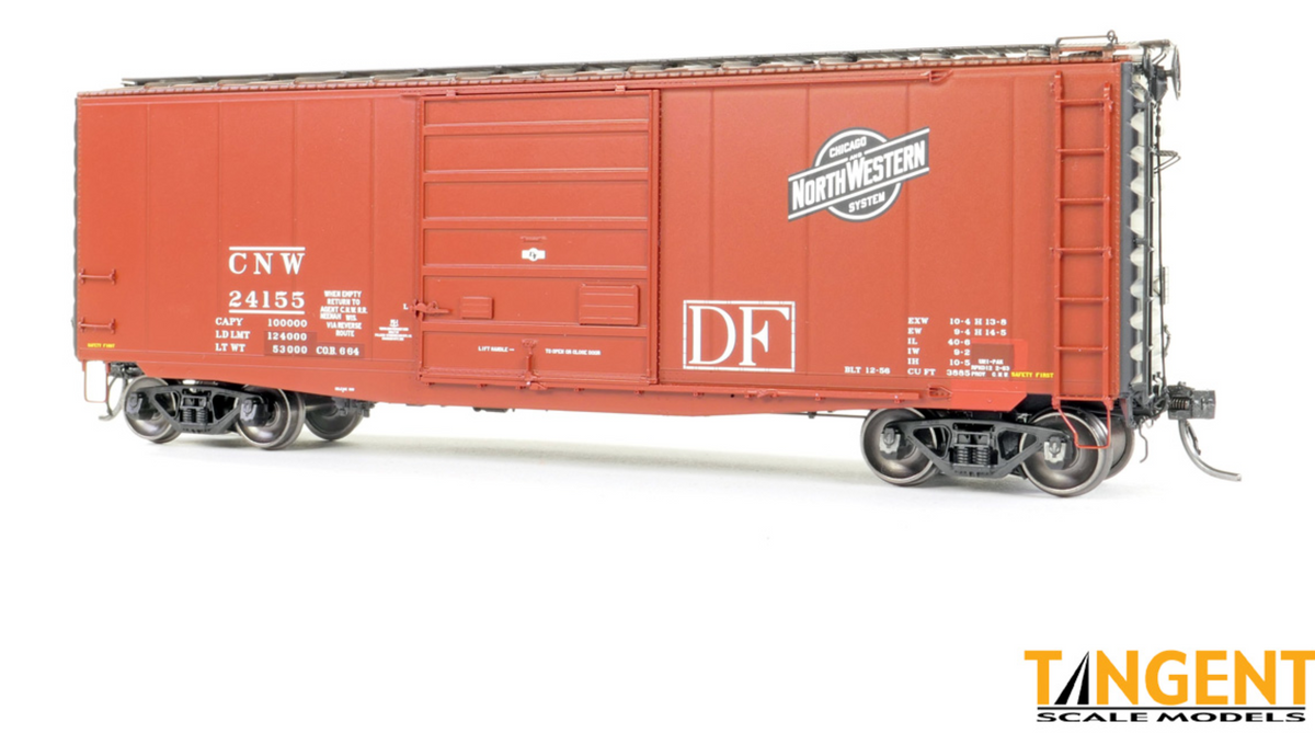 Tangent Scale Models 26022-01 HO Scale - 40ft PS-1 Boxcar Chicago & Northwestern #24151