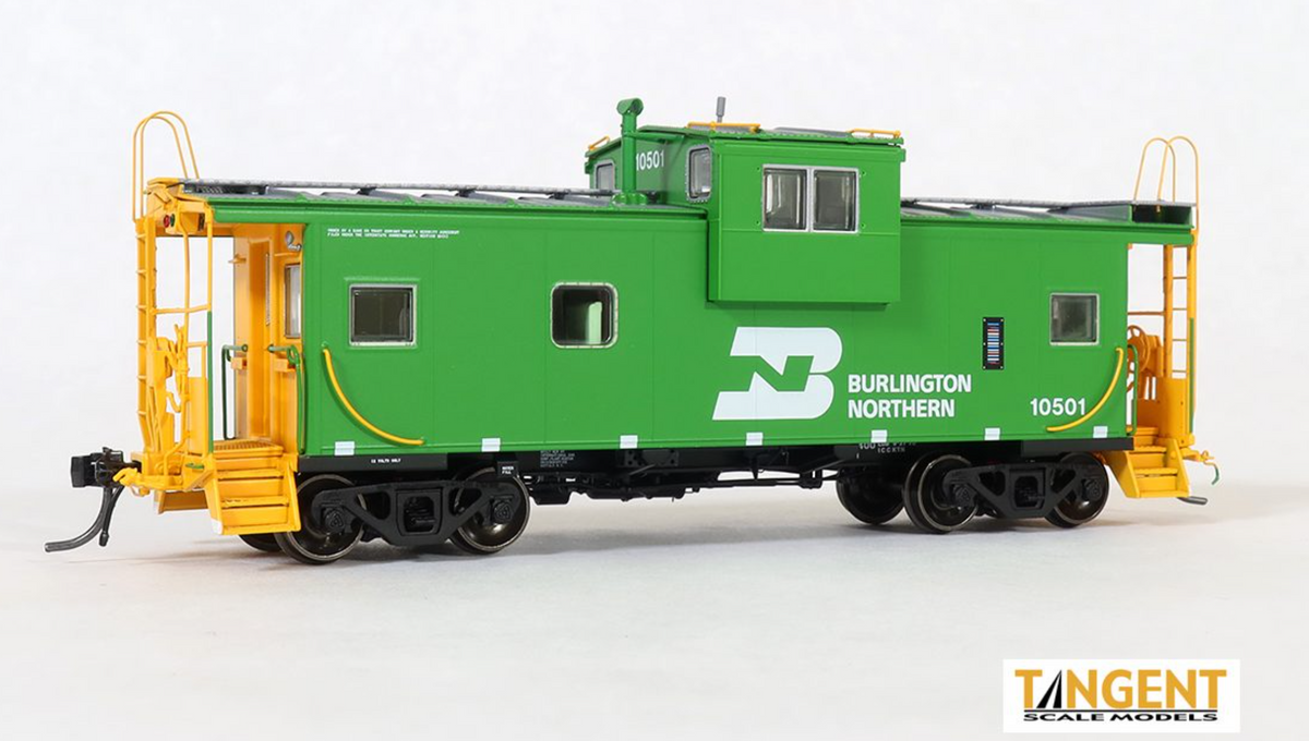 Tangent Scale Models 60312-01 HO Scale - 1970 International Wide-Vision Caboose Burlington Northern #10500