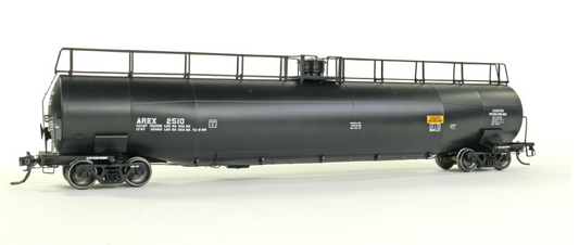 Tangent Scale Models 31222-01 HO Scale - 33,000 Gallon Insulated LPG Tank Car Jacketed - AREX Black #2510