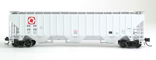 Tangent Scale Models 81013-01 N Scale - Trinity Industries Inc 4750CuFt Covered Hopper DGHX #4006