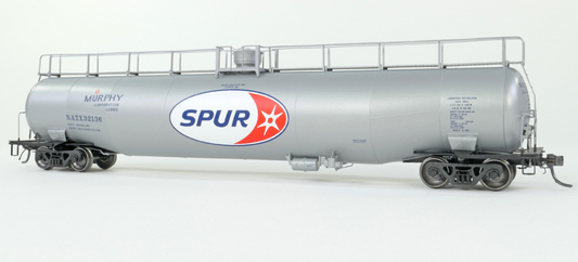 Tangent Scale Models 31162-06 HO Scale - 33,000 Gallon Dual Diameter LPG/AA Tank Car NATX “Murphy SPUR Delivery 1965” NACC 1963 Design #32148