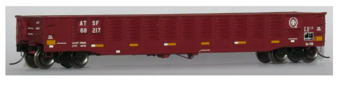 Trainworx 25225-13 N Scale - 52'6" Corrugated Gondola Santa Fe #68217