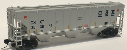 Trainworx 24424-01 N Scale - PS-4427 Covered Hopper CSXT #253852