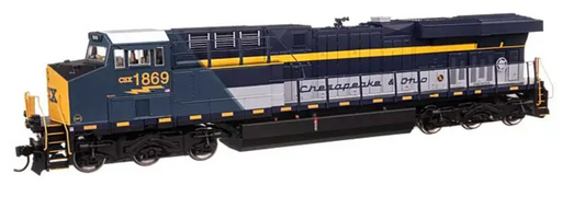 Walthers Mainline 910-10226 GE ES44AC GEVO, Standard DC, CSX #1869 (Chesapeake & Ohio Heritage) HO Scale