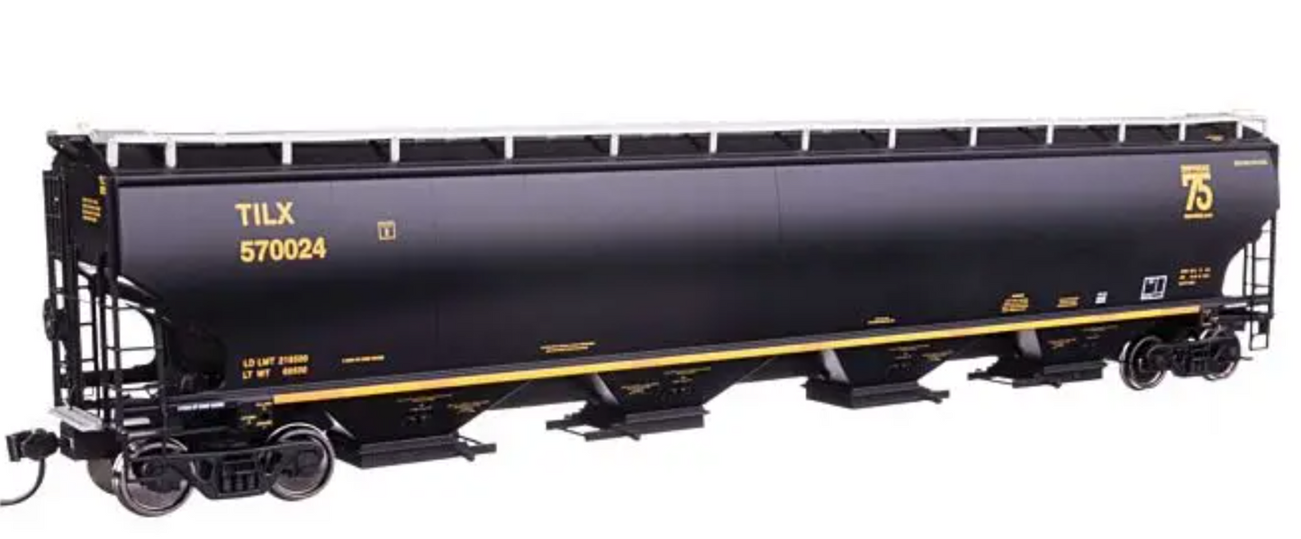 Walthers Proto 920-110325 HO Scale - 67' Trinity 6351 4-Bay Covered Hopper Trinity Industries Leasing TILX #570024