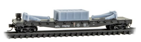 MicroTrains Line 045 00 351 N SCALE - Atlantic Coast Line 50′ Flat car with load Rd # 77272