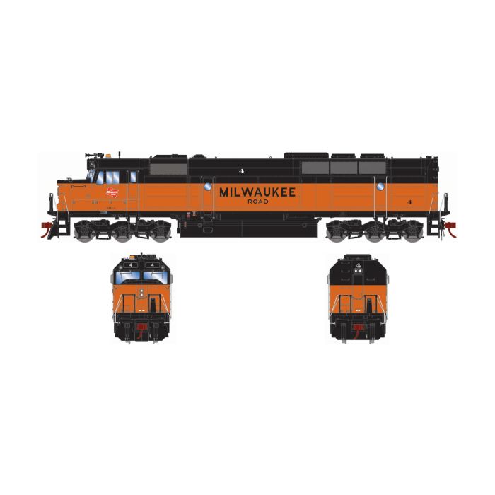 Athearn Genesis FP45 DCC & Sound Tsunami Milwaukee Road #3 HO Scale