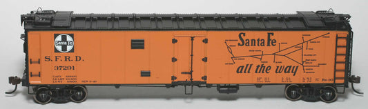 Athearn 11574 N Scale - 50' Ice Bunk Reefer Santa Fe #37346