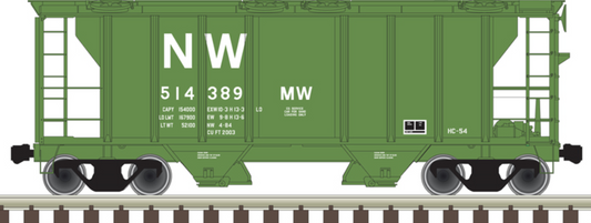 Atlas Trainman 50005903 N Scale -  PS-2 Covered Hopper Norfolk & Western #514385