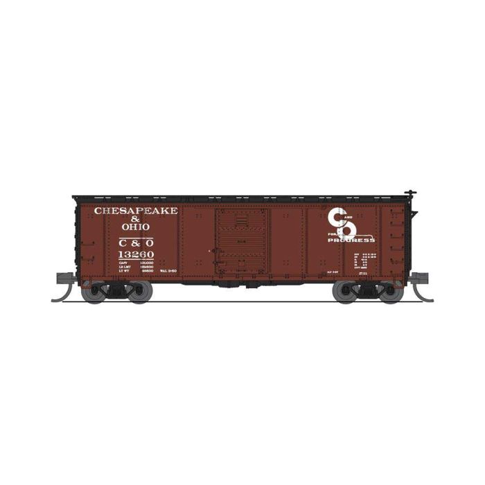 Broadway Limited 7275 USRA 40ft Steel Boxcar 2-Pack BLI# 7275 Chesapeake & Ohio N Scale