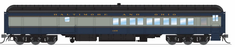 Broadway Limited BLI9741 HO Scale B&O Baggage-Combine Car #1438