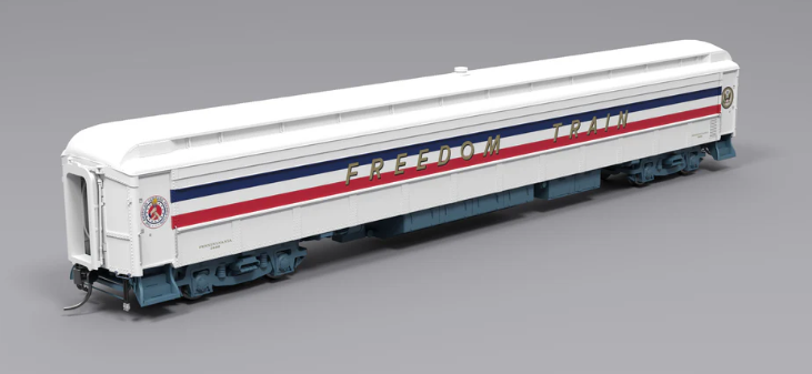 Broadway Limited BLI9734 HO Scale 1947 Freedom Train 80' Passenger Coach, 1947-1949, w/ Eagle