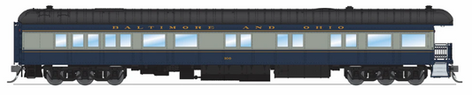 Broadway Limited BLI9721 HO Scale Baltimore & Ohio Business Car #100, Blue & Gray