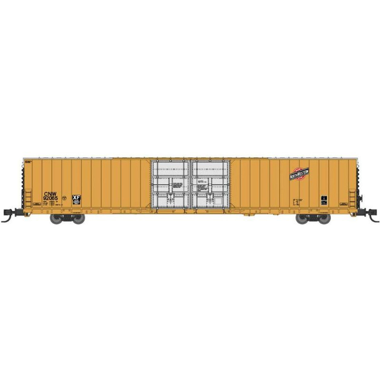 Bluford Shops PS 86' Auto Parts Double Door Boxcar Chicago & Northwestern #92065 N Scale