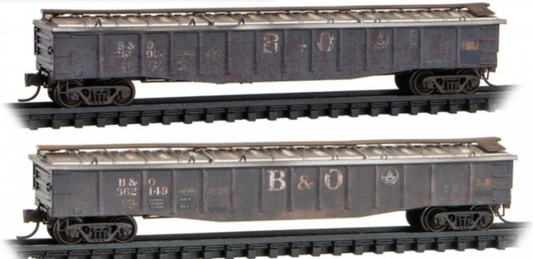 MicroTrains Line 983 05 069 N SCALE - B&O Weathered 2 - Pack 362026, 362149