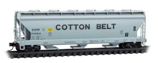 MicroTrains Line 093 00 210 N SCALE - St Louis Southwestern Cotton Belt 3 Bay Covered Hopper