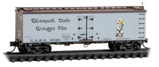 MicroTrains Line 058 00 610 N SCALE - 36' Wood Sheathed Ice Reefer, Clicquot Club Ginger Ale