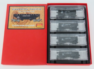 MicroTrains Line 993 00 003 N SCALE - Canadian Pacific Four Car Runner Pack. In Jewel Cases