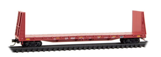 MicroTrains Line 054 00 450 N SCALE - Canadian Pacific 61' 8" Bulkhead Flatcar Rd# 316385