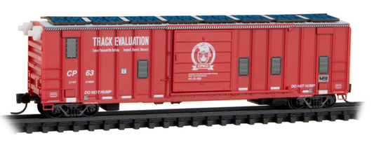 MicroTrains Line 025 00 366 N SCALE - 50' Rib Side Boxcar Track Evaluation Car Canadian Pacific Kansas City (CPKC) 63