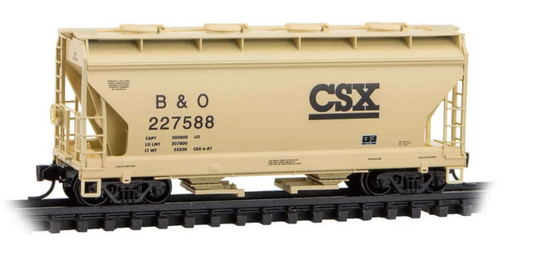 MicroTrains Line 082 00 640 N SCALE -CSX 2 Bay Covered Hopper