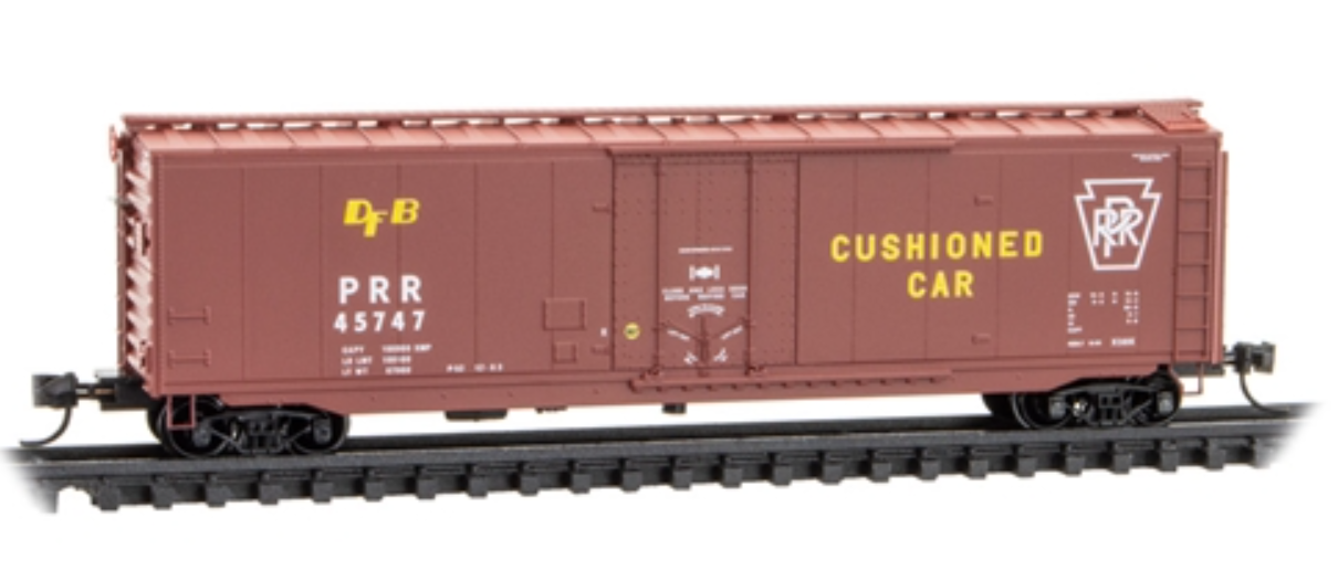 MicroTrains Line 032 00 611 N SCALE - PA 50' Plug-Door Boxcar  Railroad #45747 Tuscan