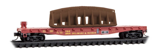 MicroTrains Line 045 00 211 N SCALE - Delaware & Hudson 50' Flat Car Rd# 16505 045 00