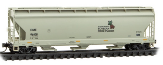 MicroTrains Line 094 00 910  N SCALE - Dakota, Minnesota & Eastern 3 Bay Covered Hopper