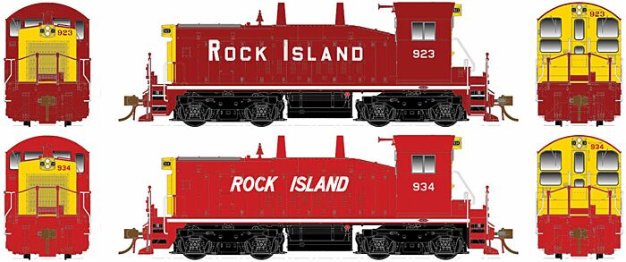 Rapido SW1200 Factory DCC & Sound Rock Island #924 HO Scale