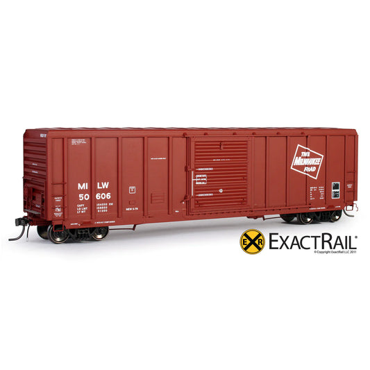 ExactRail P-S 5344 Boxcar Milwaukee Road #50623 HO Scale